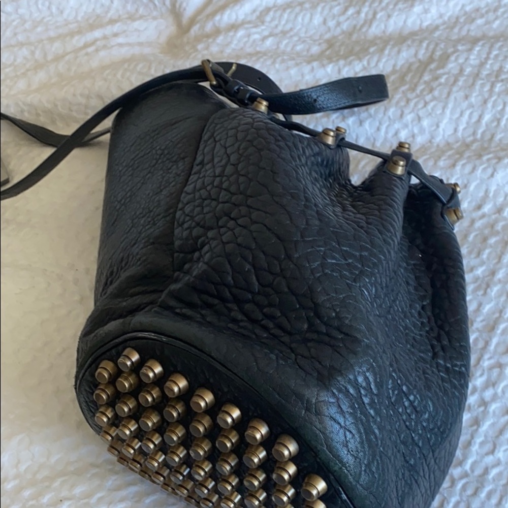 Alexander Wang Black Pebbeld Purse